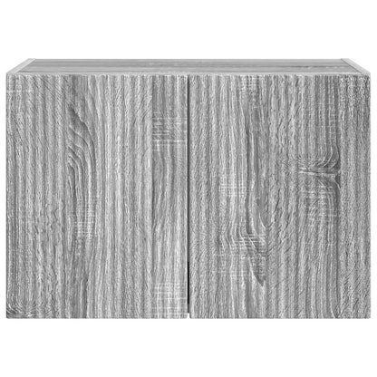 Tv Wall Cabinet 59,5 X 31 X 40 Cm Šedá Sonoma Kompozitní Dřevo