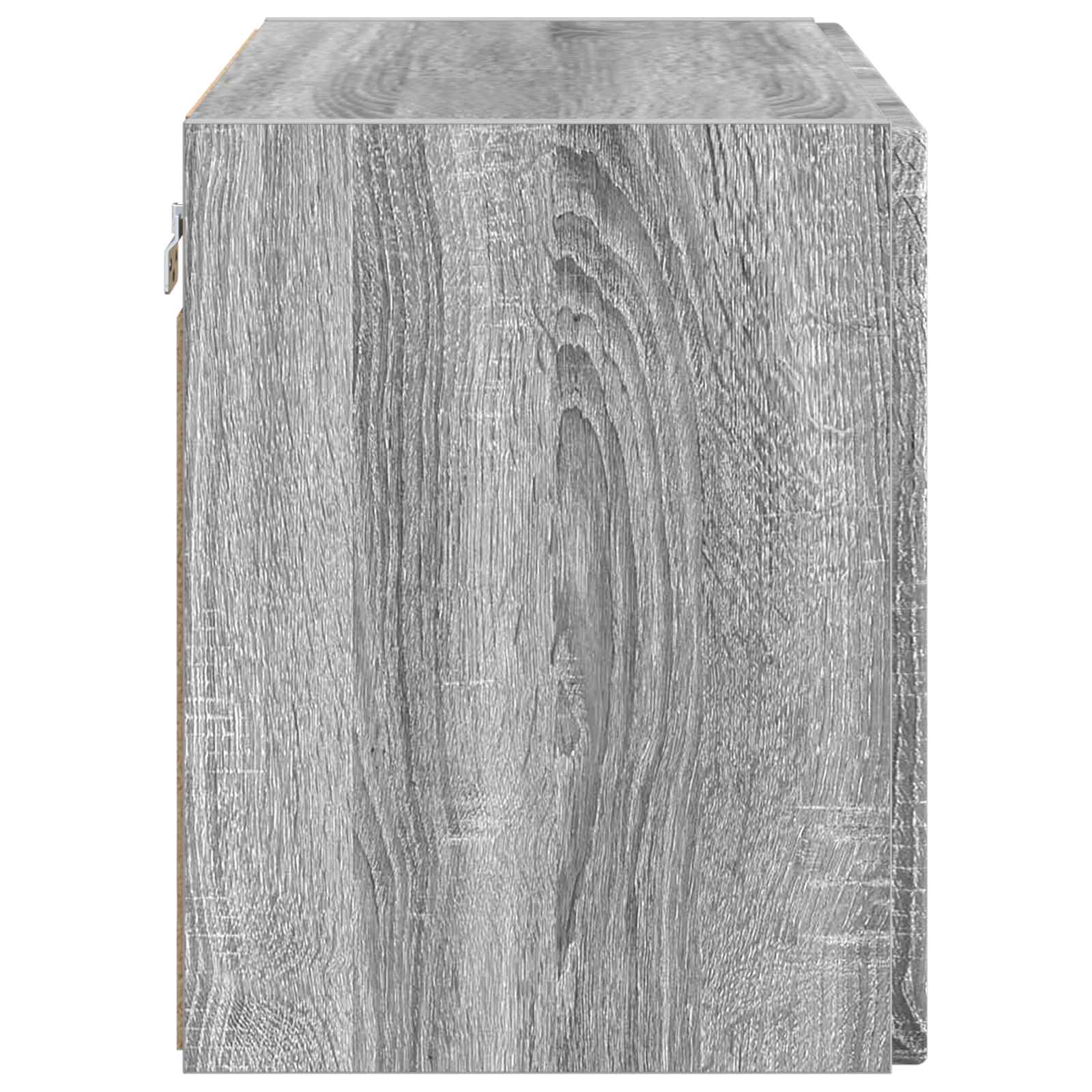 Tv Wall Cabinet 59,5 X 31 X 40 Cm Šedá Sonoma Kompozitní Dřevo