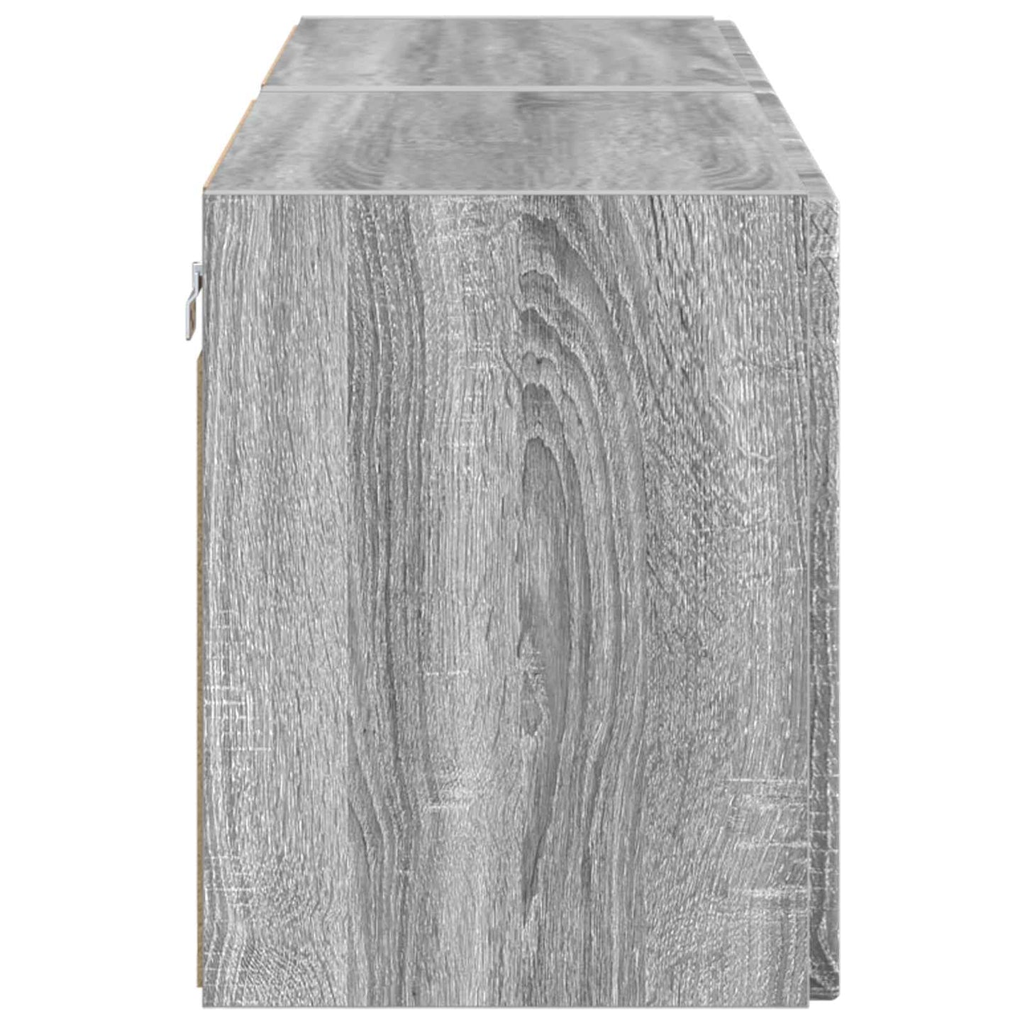 Tv Wall Cabinet 2 Pcs Šedá Sonoma Kompozitní Dřevo