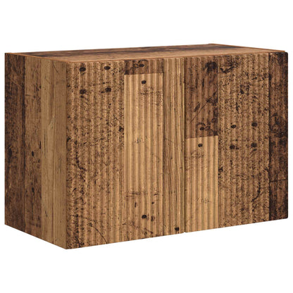 Tv Wall Cabinet 59,5 X 31 X 40 Cm Staré Dřevo Kompozitní Dřevo