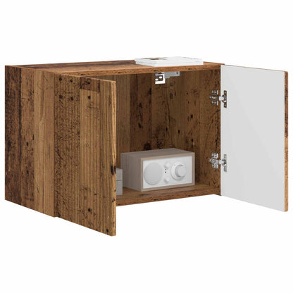 Tv Wall Cabinet 59,5 X 31 X 40 Cm Staré Dřevo Kompozitní Dřevo