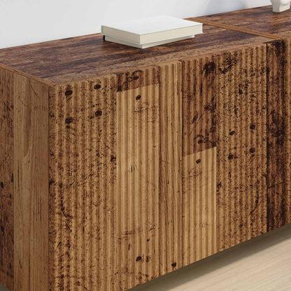 Tv Wall Cabinet 2 Pcs Staré Dřevo Kompozitní Dřevo