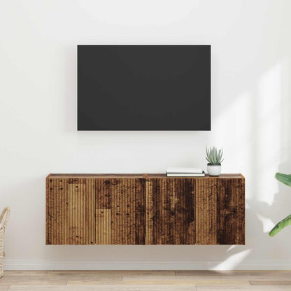 Tv Wall Cabinet 2 Pcs Staré Dřevo Kompozitní Dřevo