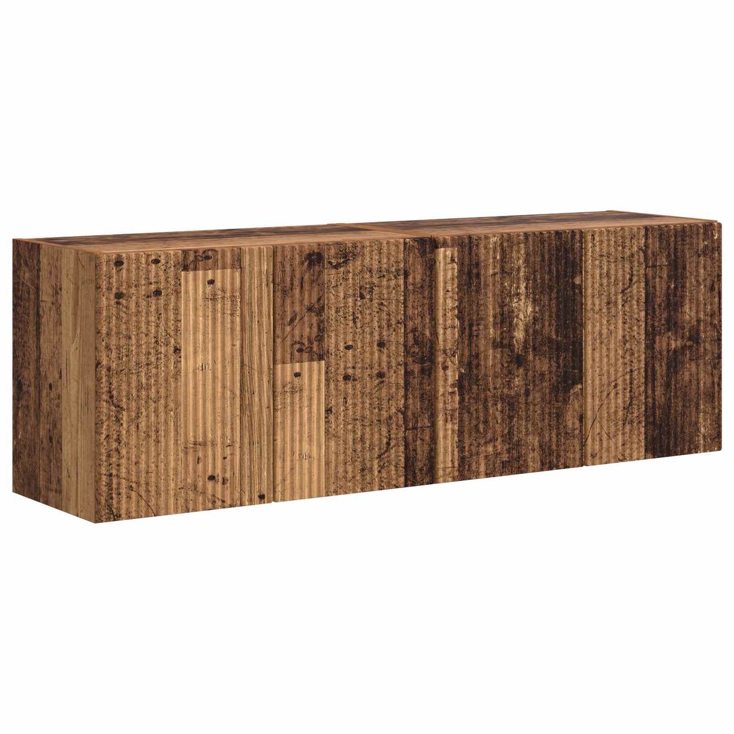 Tv Wall Cabinet 2 Pcs Staré Dřevo Kompozitní Dřevo