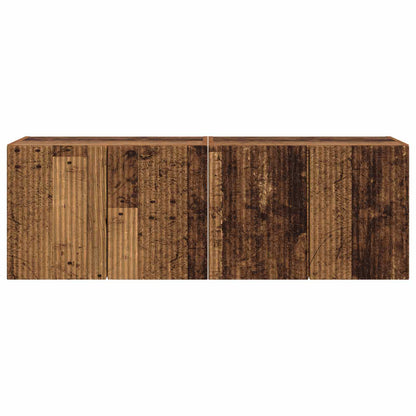 Tv Wall Cabinet 2 Pcs Staré Dřevo Kompozitní Dřevo
