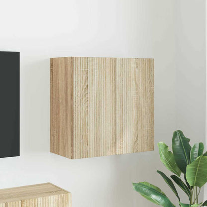 Tv Wall Cabinet 59,5 X 31 X 60 Cm Sonoma Dub Kompozitní Dřevo