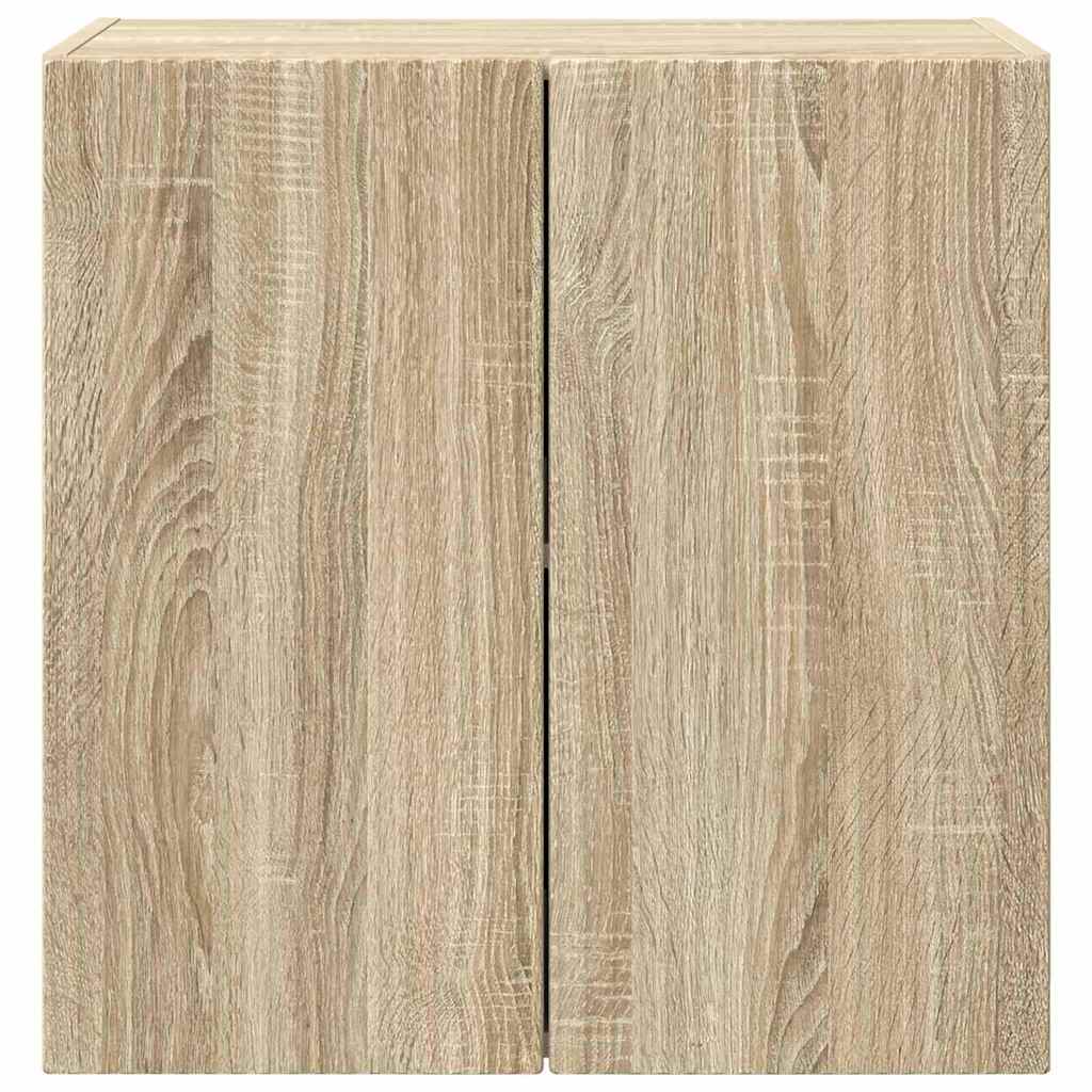 Tv Wall Cabinet 59,5 X 31 X 60 Cm Sonoma Dub Kompozitní Dřevo