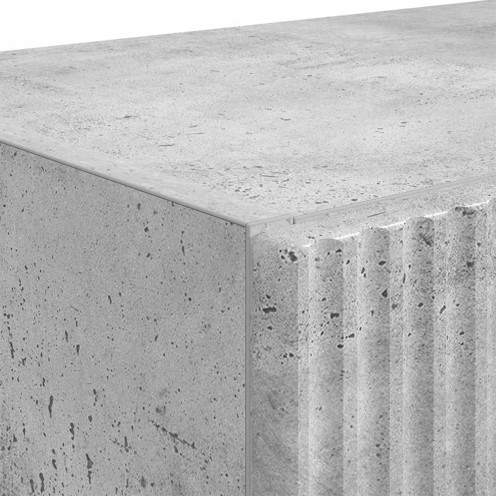 Tv Wall Cabinet 59,5 X 31 X 60 Cm Betonově Šedá