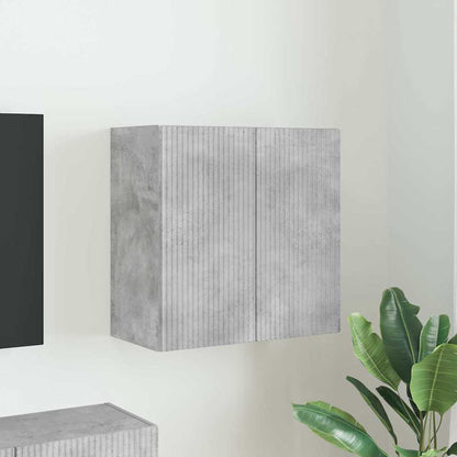 Tv Wall Cabinet 59,5 X 31 X 60 Cm Betonově Šedá