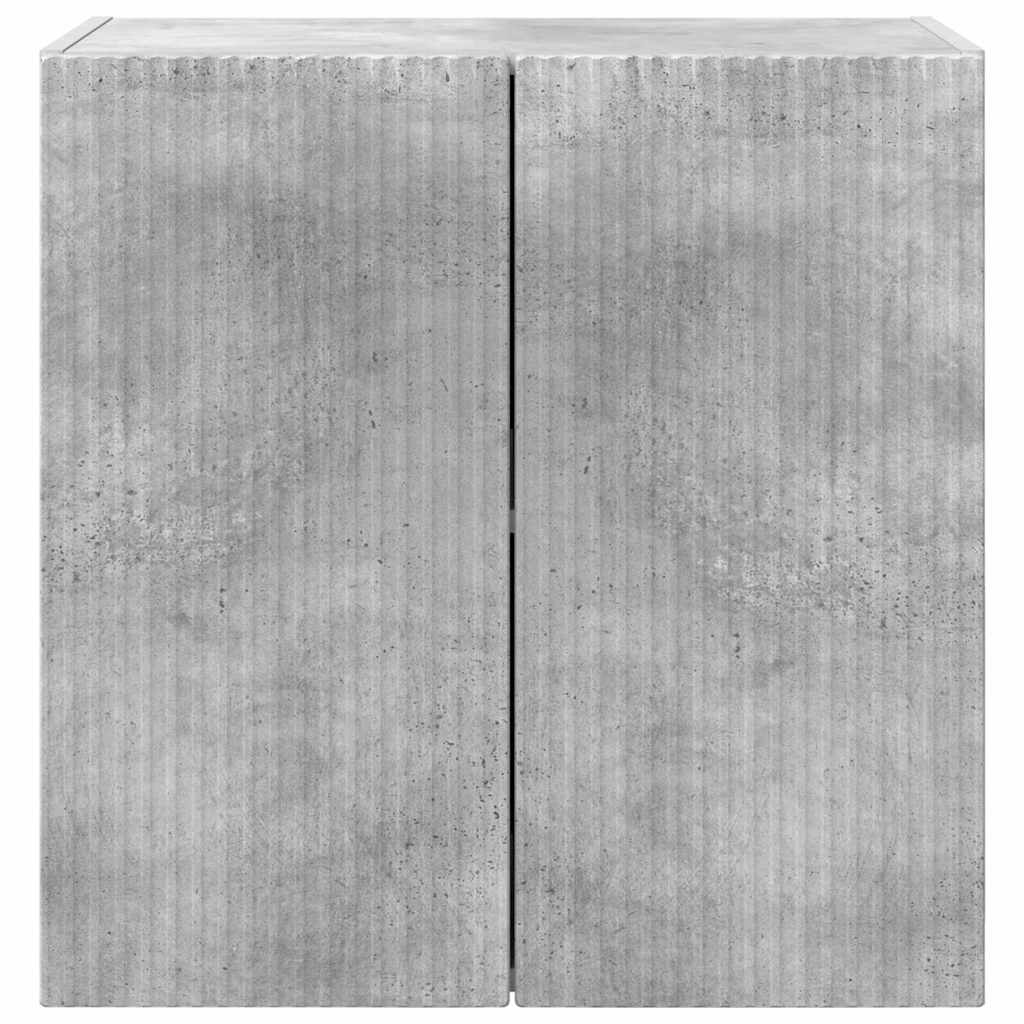 Tv Wall Cabinet 59,5 X 31 X 60 Cm Betonově Šedá
