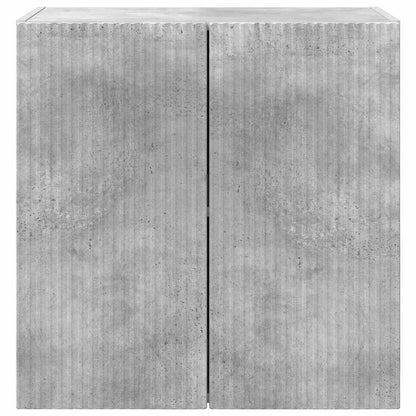 Tv Wall Cabinet 59,5 X 31 X 60 Cm Betonově Šedá