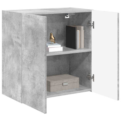 Tv Wall Cabinet 59,5 X 31 X 60 Cm Betonově Šedá