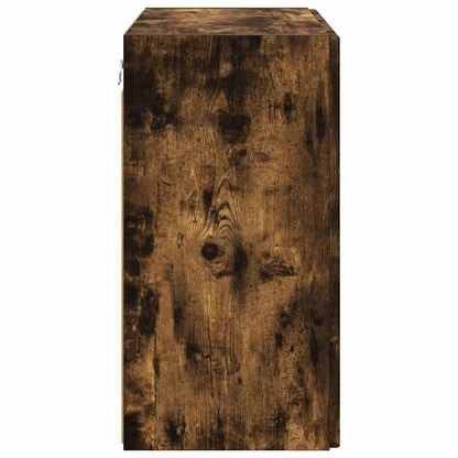 Tv Wall Cabinet 59,5 X 31 X 60 Cm Kouřový Dub Kompozitní Dřevo