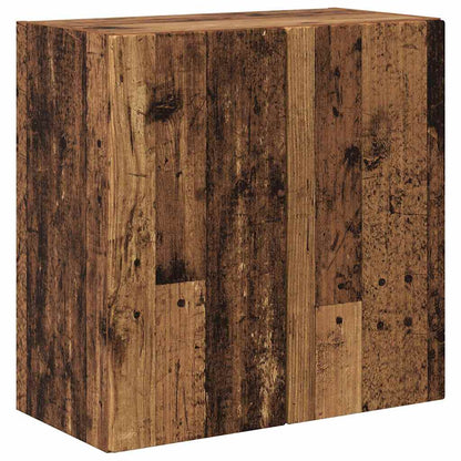 Tv Wall Cabinet 59,5 X 31 X 60 Cm Staré Dřevo Kompozitní Dřevo