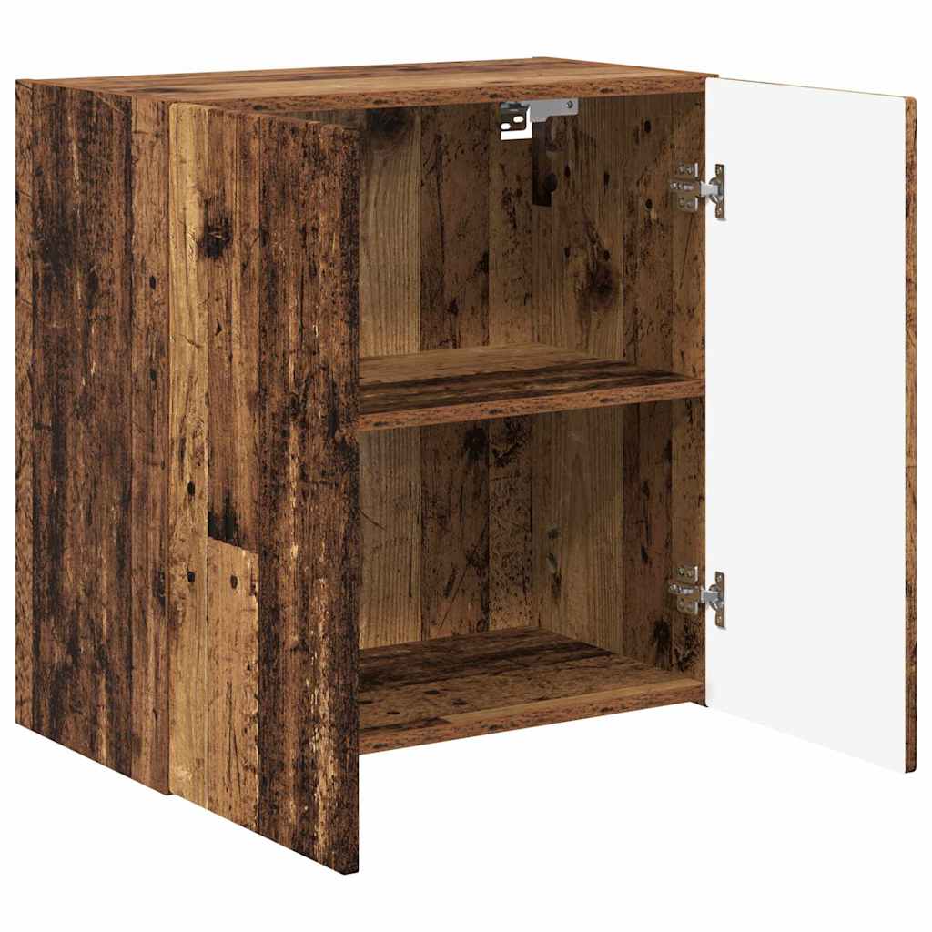 Tv Wall Cabinet 59,5 X 31 X 60 Cm Staré Dřevo Kompozitní Dřevo