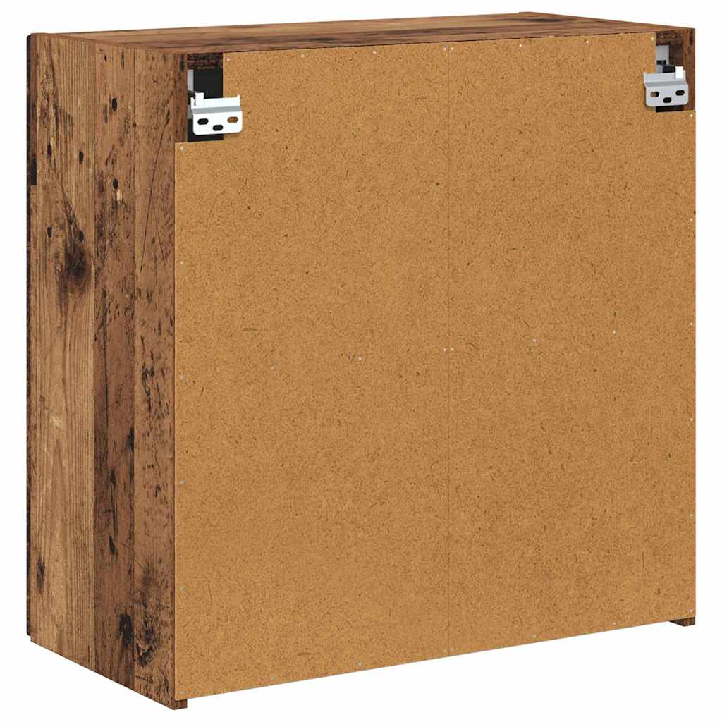 Tv Wall Cabinet 59,5 X 31 X 60 Cm Staré Dřevo Kompozitní Dřevo