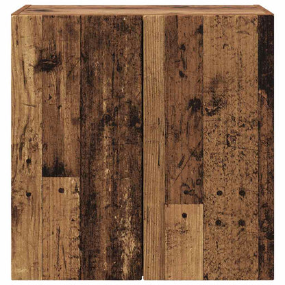 Tv Wall Cabinet 59,5 X 31 X 60 Cm Staré Dřevo Kompozitní Dřevo