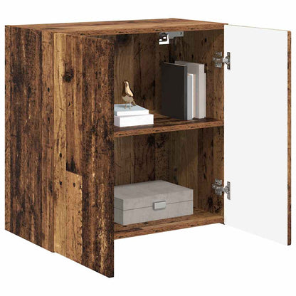 Tv Wall Cabinet 59,5 X 31 X 60 Cm Staré Dřevo Kompozitní Dřevo