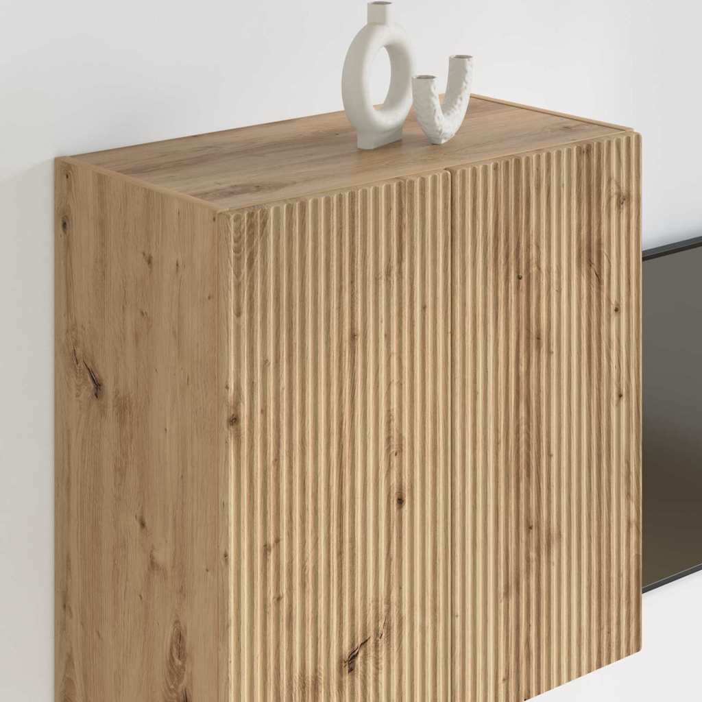 Tv Wall Cabinet 59,5 X 31 X 60 Cm Artisanový Dub