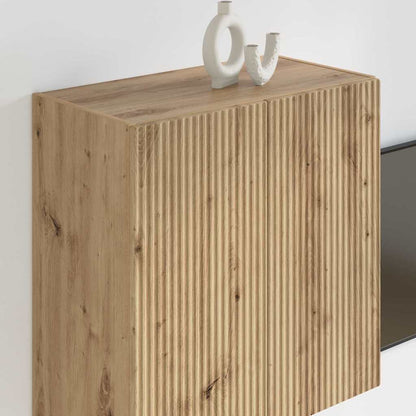 Tv Wall Cabinet 59,5 X 31 X 60 Cm Artisanový Dub