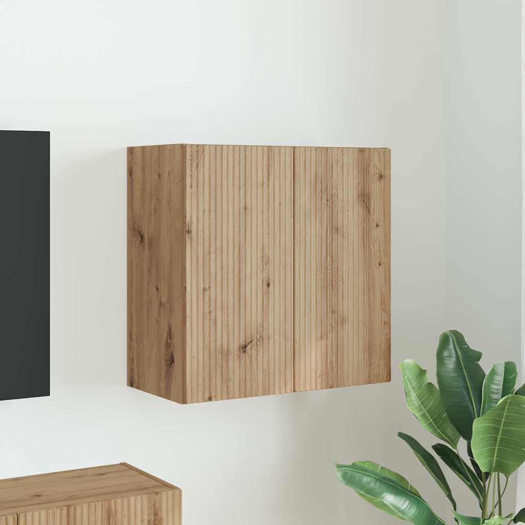 Tv Wall Cabinet 59,5 X 31 X 60 Cm Artisanový Dub