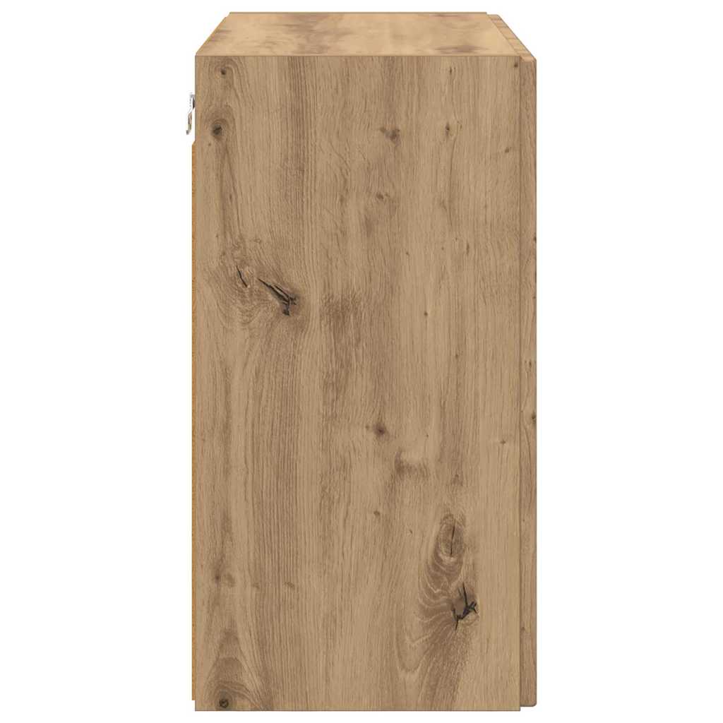 Tv Wall Cabinet 59,5 X 31 X 60 Cm Artisanový Dub