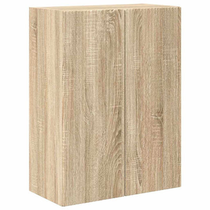 Tv Wall Cabinet 59,5 X 31 X 80 Cm Sonoma Dub Kompozitní Dřevo