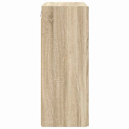Tv Wall Cabinet 59,5 X 31 X 80 Cm Sonoma Dub Kompozitní Dřevo