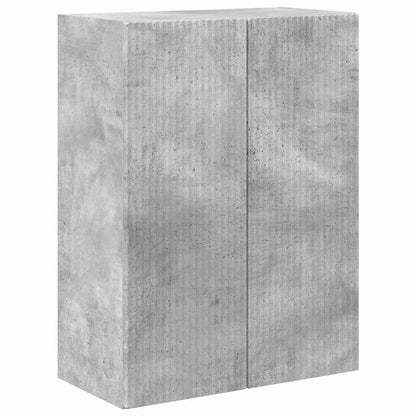 Tv Wall Cabinet 59,5 X 31 X 80 Cm Betonově Šedá