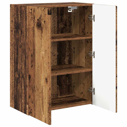 Tv Wall Cabinet 59,5 X 31 X 80 Cm Staré Dřevo Kompozitní Dřevo