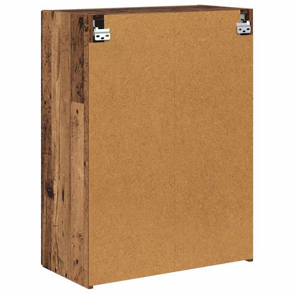 Tv Wall Cabinet 59,5 X 31 X 80 Cm Staré Dřevo Kompozitní Dřevo