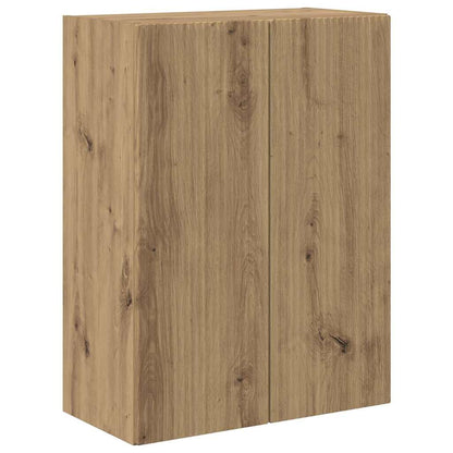 Tv Wall Cabinet 59,5 X 31 X 80 Cm Artisanový Dub