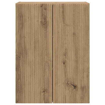 Tv Wall Cabinet 59,5 X 31 X 80 Cm Artisanový Dub