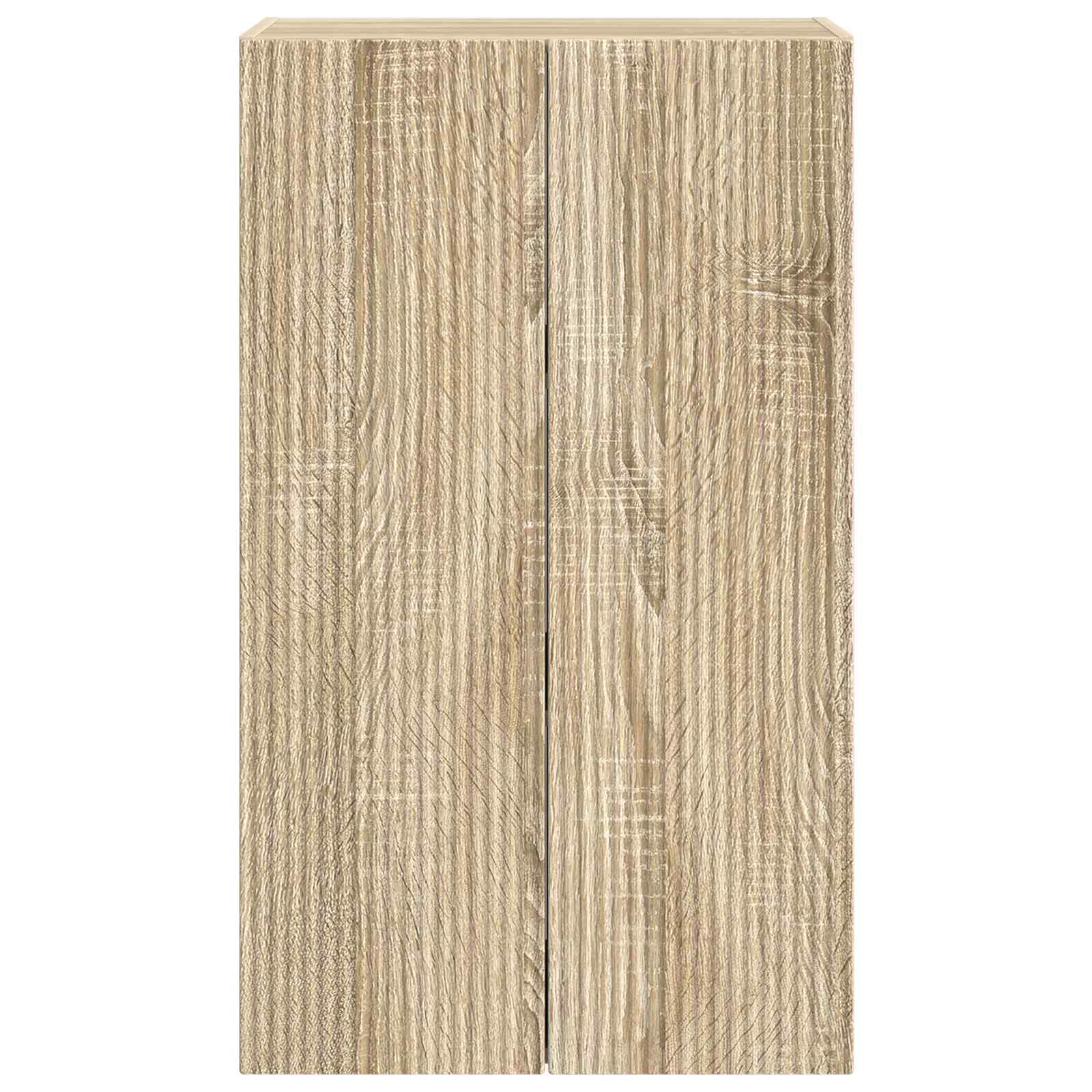Tv Wall Cabinet 59,5 X 31 X 100 Cm Sonoma Dub Kompozitní Dřevo
