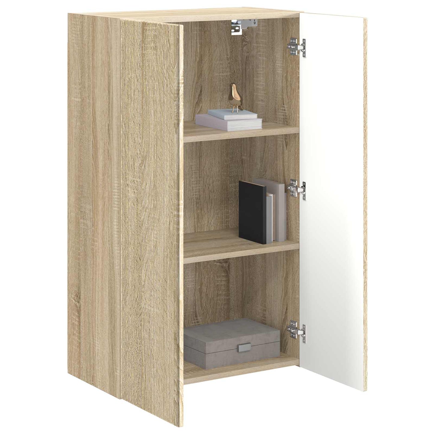 Tv Wall Cabinet 59,5 X 31 X 100 Cm Sonoma Dub Kompozitní Dřevo