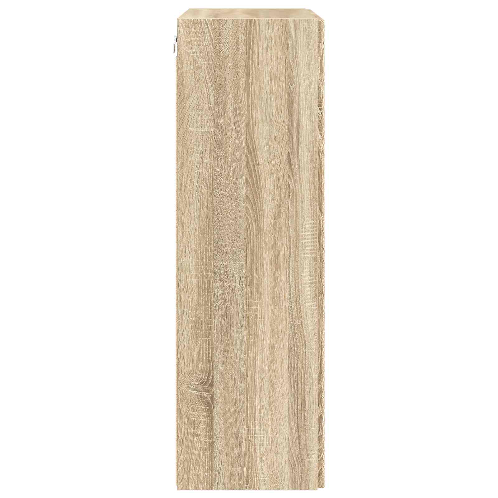 Tv Wall Cabinet 59,5 X 31 X 100 Cm Sonoma Dub Kompozitní Dřevo