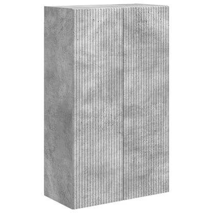 Tv Wall Cabinet 59,5 X 31 X 100 Cm Betonově Šedá
