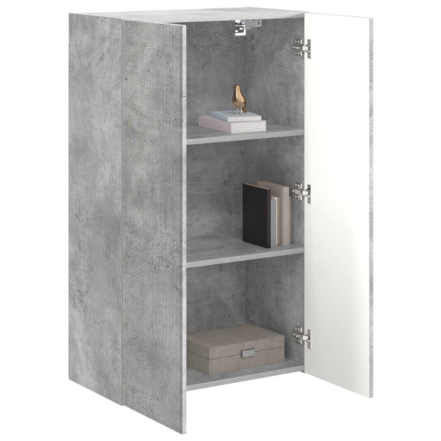 Tv Wall Cabinet 59,5 X 31 X 100 Cm Betonově Šedá