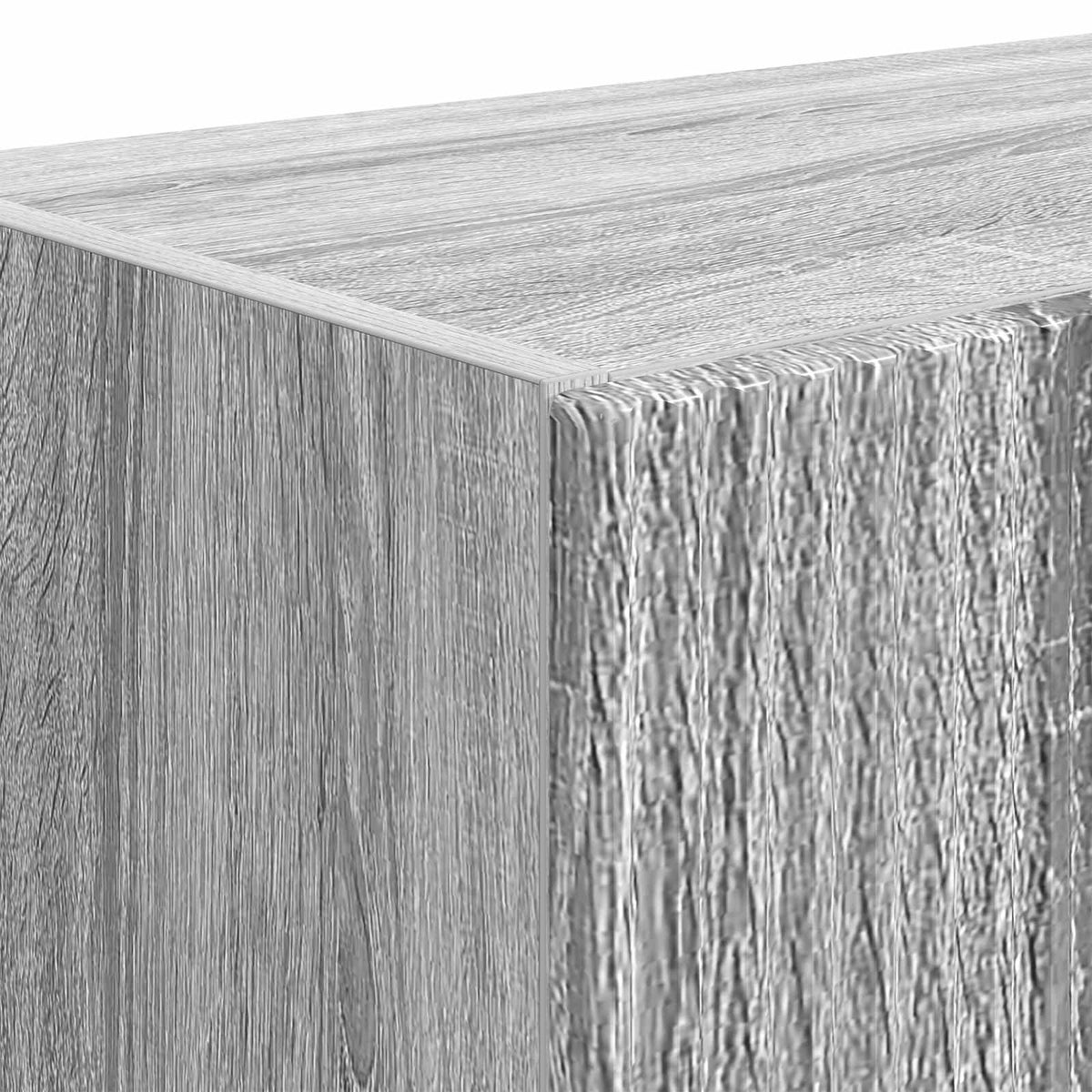 Tv Wall Cabinet 59,5 X 31 X 100 Cm Šedá Sonoma Kompozitní Dřevo