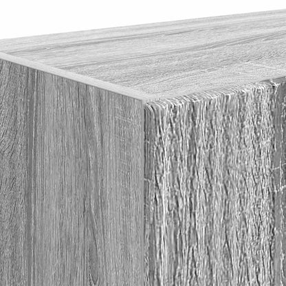 Tv Wall Cabinet 59,5 X 31 X 100 Cm Šedá Sonoma Kompozitní Dřevo
