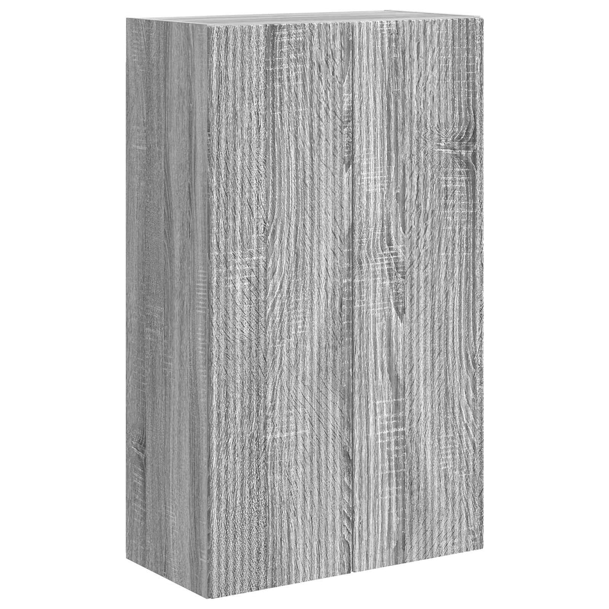Tv Wall Cabinet 59,5 X 31 X 100 Cm Šedá Sonoma Kompozitní Dřevo