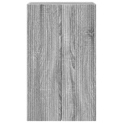 Tv Wall Cabinet 59,5 X 31 X 100 Cm Šedá Sonoma Kompozitní Dřevo
