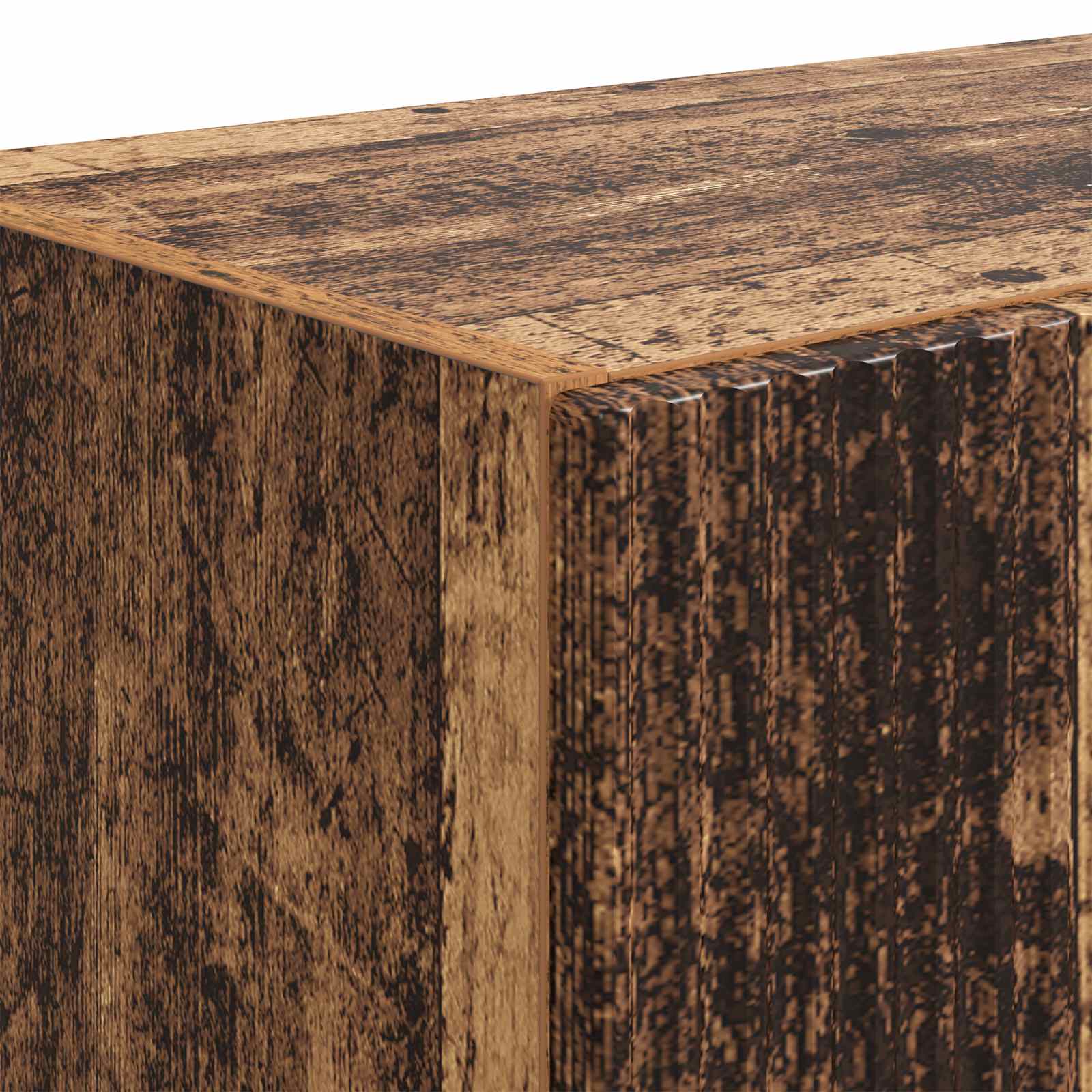 Tv Wall Cabinet 59,5 X 31 X 100 Cm Staré Dřevo Kompozitní Dřevo