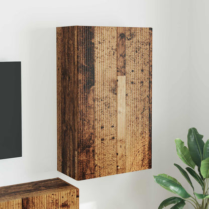 Tv Wall Cabinet 59,5 X 31 X 100 Cm Staré Dřevo Kompozitní Dřevo