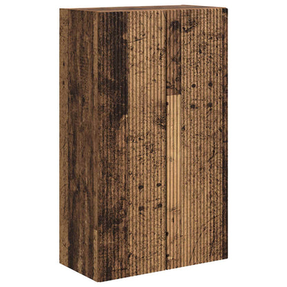 Tv Wall Cabinet 59,5 X 31 X 100 Cm Staré Dřevo Kompozitní Dřevo