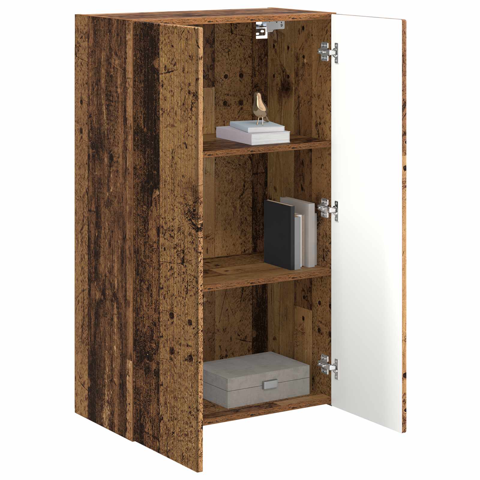 Tv Wall Cabinet 59,5 X 31 X 100 Cm Staré Dřevo Kompozitní Dřevo