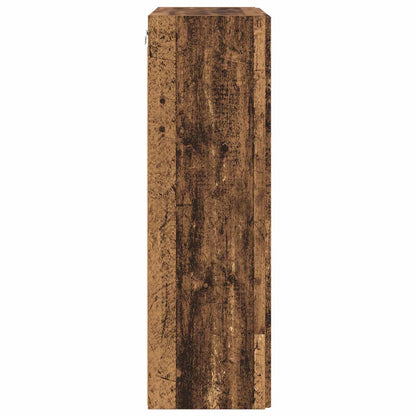 Tv Wall Cabinet 59,5 X 31 X 100 Cm Staré Dřevo Kompozitní Dřevo