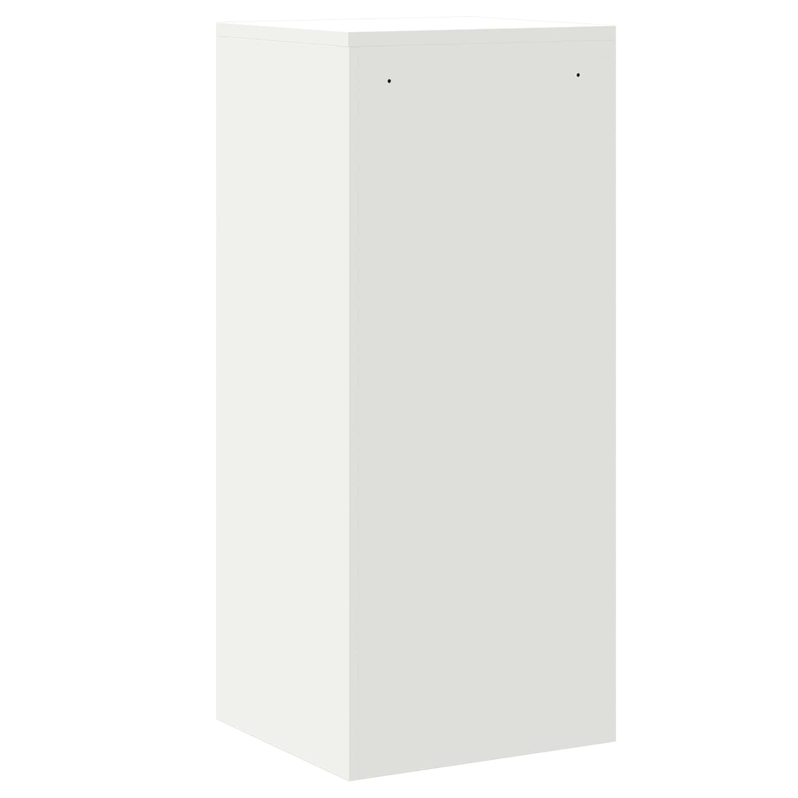 Skříň Na Dokumenty Se Zásuvkou Bílá 45,5 X 42 X 106,5 Cm