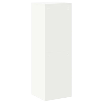 Skříň Na Dokumenty Se Zásuvkou S Policí Bílá 45,5 X 42 X 139 Cm
