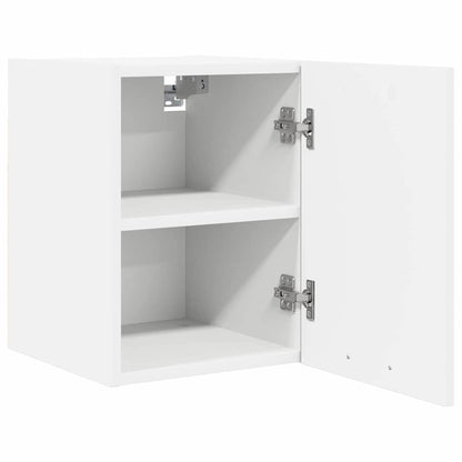 Závěsná Skříňka 2 Pcs Bílá Kompozitní Dřevo
